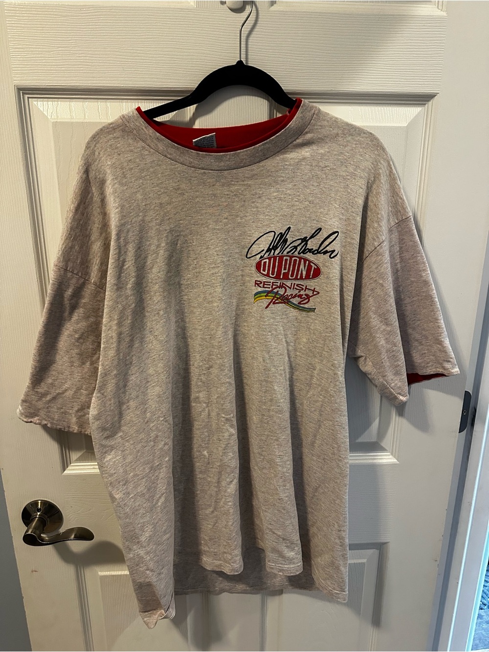 Vintage NASCAR Jeff Gordon Brickyard 400 DuPont T Shirt XL
